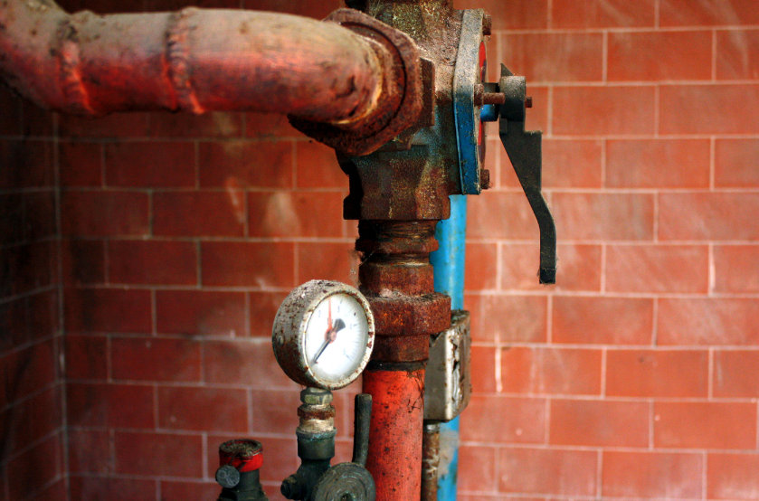 Old Rusted Plumbing 