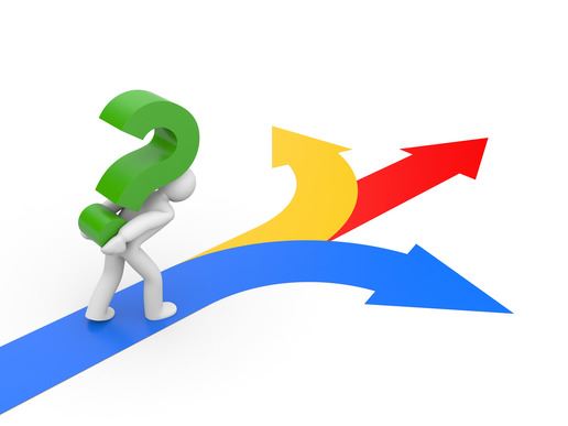 cartoon carrying question mark