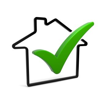 check mark in house